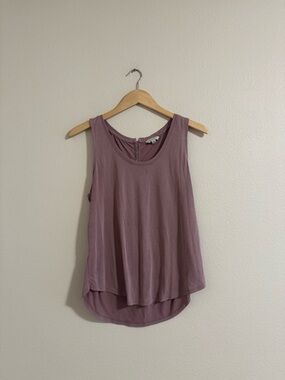 Lucky Brand Mauve Scoop Neck Tank